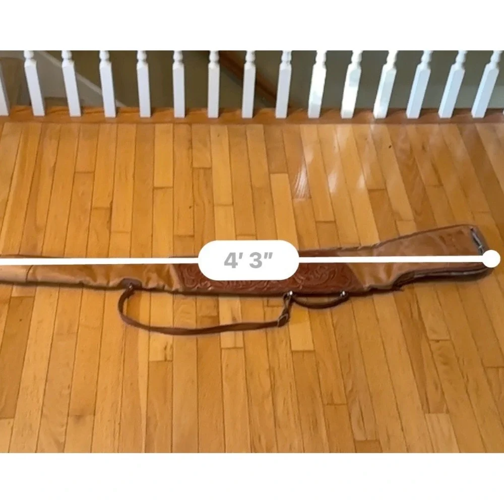 Vintage Rifle Leather Case (small Zip Is Broken)‎